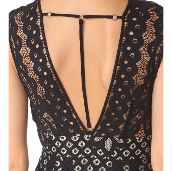 Free People One Million Lovers Mini Lace Dress - Picture 2 of 8